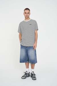 MENS OUI OUI SUP TEE BLACK/CHALK