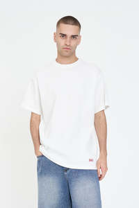WAFFLE TEE CHALK