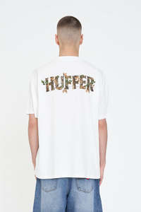 BLOCK TEE 220/WOODY CHALK