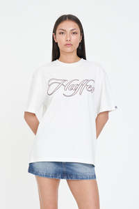 RELAX TEE 220/WITH THE FLOW CHALK