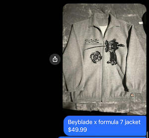 Products: Beyblade x formula 7 jacket jake