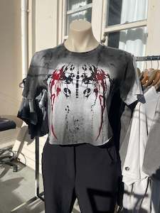 Products: BLOOD ARTIFACT CROP TEE jake