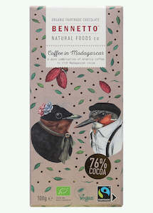 Benetto Chocolate Bar- Coffee in Madagascar