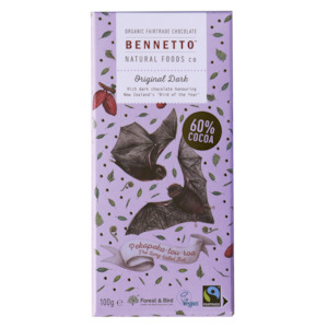 Human Treats: Bennetto Chocolate Bar - New Zealand Bird of the year