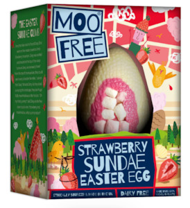 *Pre-Order* Vegan Strawberry Sundae Easter Egg (85g)