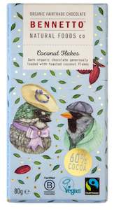 Human Treats: Bennetto Chocolate Bar- Coconut flakes