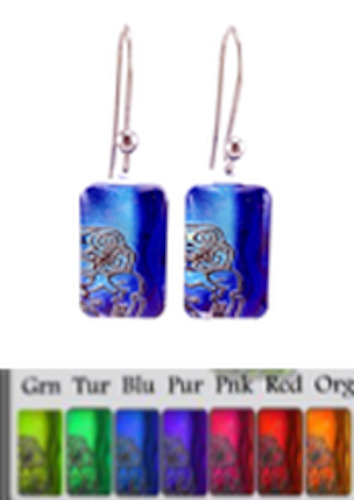 Carded Jewellery: 058 - Tiki Earrings - Carded