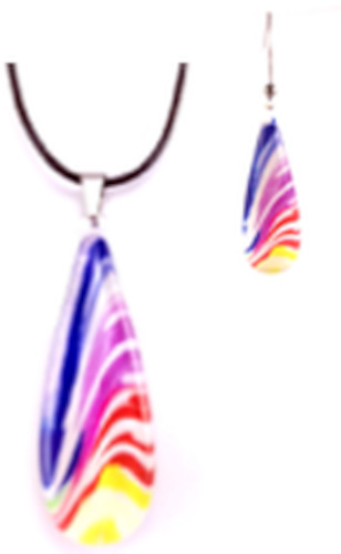 Carded Jewellery: 080 - Rainbow Spout - Carded