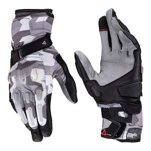 Adventure Gloves: Leatt 7.5 ADV HydraDri Glove - Steel