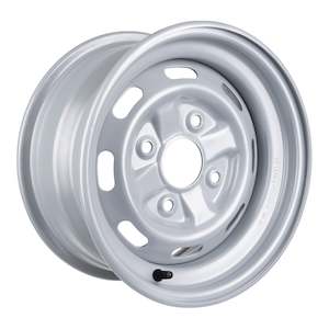 Atv Rims Hubs: Whites ATV/UTV Steel Rim 12x6 Honda Front 4/110 +25 - Silver