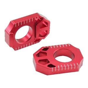 Axle Blocks: Zeta Rear Axle Block CRF250L/M/Rally Red
