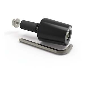 Bar Ends: Oxford Handlebar End Weights - Black Anodised 67g (Pair)