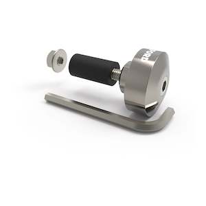 Bar Ends: Oxford Handlebar Bar Ends - Sil