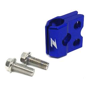 Brake Fittings: Zeta F-Brake Line Clamp Yamaha YZ/YZF/WRF - Blue