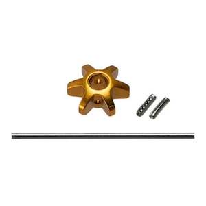 Brake Lever Assemblies: Zeta Pilot Lever Replacement Adjuster Knob- Gold