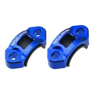 Brake Lever Brackets: Zeta Rotating Bar Clamp Brake & Clutch Set Blue