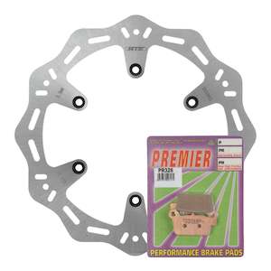 Brake Rotor Pad Kits: MTX Hornet Disk & Premier Pad Rear Kit - Yamaha
