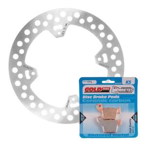 Brake Rotor Pad Kits: Brake Disc & Pad Rear Kit - Honda CRF450X '05-'16