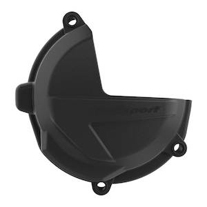 Clutch Cover Protectors: Clutch Cover Protector Beta Black RR 250/300 '18-'20