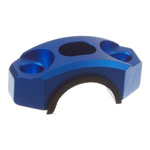 Clutch Lever Brackets: Zeta Rotating Bar Clamp - Blue