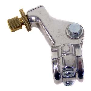 Clutch Lever Brackets: Whites Lever Perch Honda R/H 2-piece XR Type - Polished