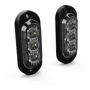 Denali Lights: Denali T3 Front Turn Signal / DRL Pods White/Amber - Pair