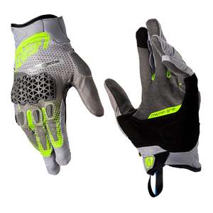 Leatt 5.5 ADV HydraDri Glove (Short) - Grey / Hi-Viz