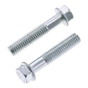 Bolts: Bolt Hex Flange Bolts 6 x 30 mm (Pack of 10)
