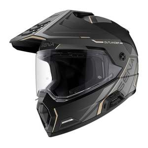 Sena Outlander Smart ADV Dual-Sport Helmet - Matte Black