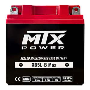 Agm Batteries: MTX Power Battery AGM - XB5L-B
