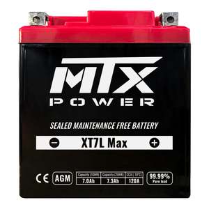 Agm Batteries: MTX Power Battery AGM - XT7L Max