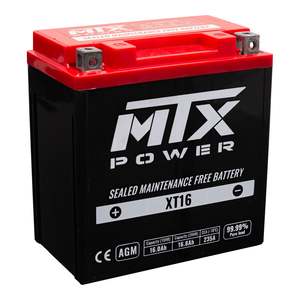 Agm Batteries: MTX POWER XT16 12V AGM BATTERY *4