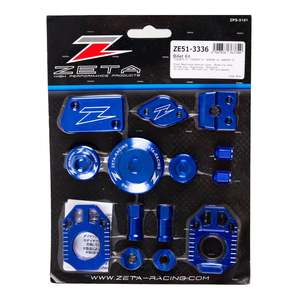 Accessories: Zeta Billet Kit YZ250/450FX - Blue