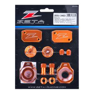 Accessories: Zeta Billet Kit - KTM EXC / EXC-F - Orange