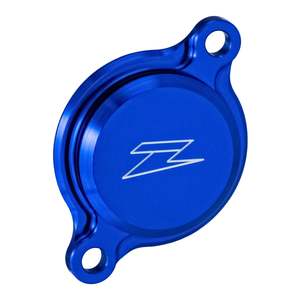 Zeta Oil Filter Cover - Assorted Yamaha Models - Blue