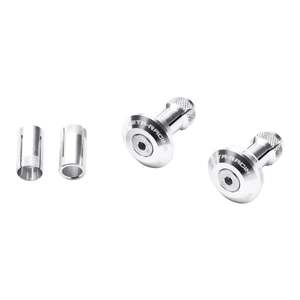 Bar Ends: Zeta Bar End Plug 29mm 2pcs - Silver