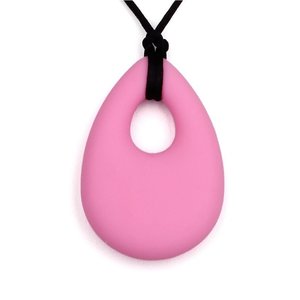 Products: Silicone pendant teething necklace - pink