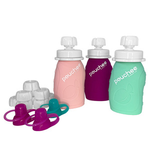 Pouchee Deluxe Set Reusable Baby Food Pouches NZ