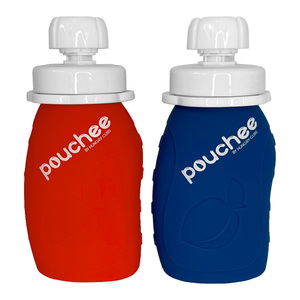 Pouchee Silicone Reusable Food Pouch 2 pack Hungry Cubs