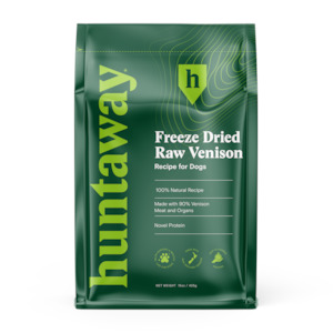 Raw Venison Dog Food: Huntaway Freeze-Dried Raw Venison Dog Food