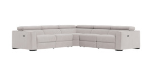 Products: Stevie 5 Piece Modular Power Corner Suite in Fabric