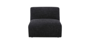 Malone Modular 1 Seater Armless Chair in Fabric