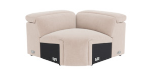 Products: Madison Modular 1 Seater Corner with Adjustable Headrest in Fabric