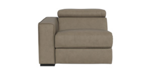 Stevie Modular 1.5 Seater Power Motion LHF with Power Headrest in Leather