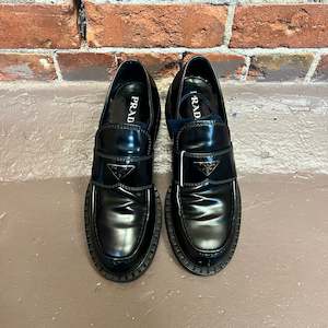 mens: PRADA 2023 leather loafers