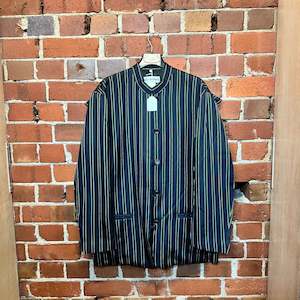 ISSEY MIYAKE 1990'S striped silk jacket