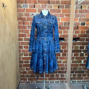 Moschino 1: MOSCHINO COUTURE cherub denim dress