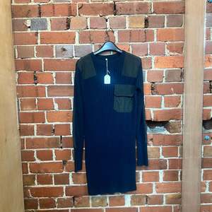 Japanese: SACAI army jumper dress