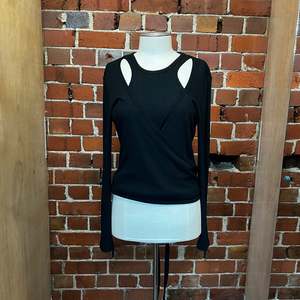 Products: GANNI double layer wrap top