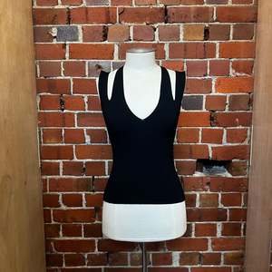 ALEXANDER MCQUEEN ribbed top